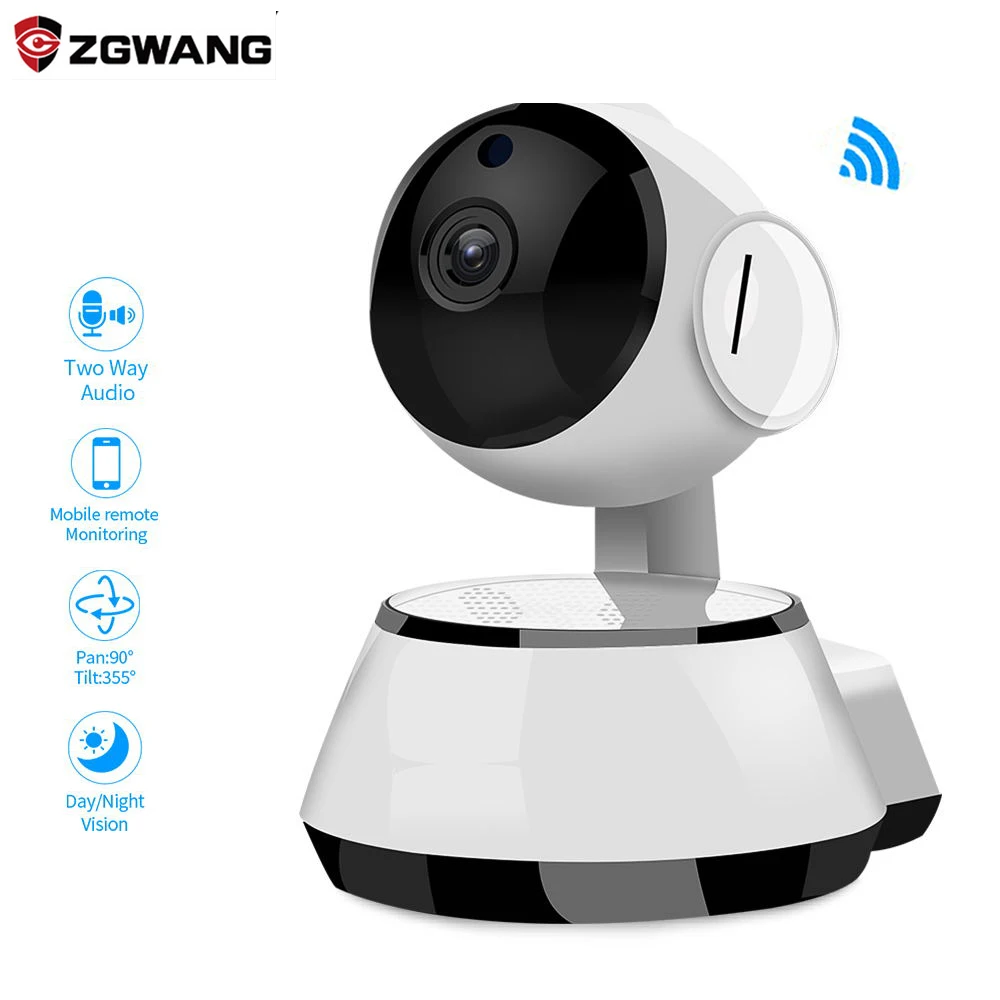 ZGWANG 720P 360 PTZ Wi-Fi IP-камера HD AP беспроводная ИК-камера ночного видения CCTV Домашняя