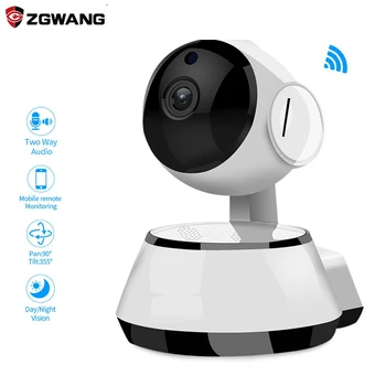 

ZGWANG 720P 360 PTZ Wifi IP Camera HD AP Wireless IR Night Vision CCTV Home Security Surveillance Baby Monitor