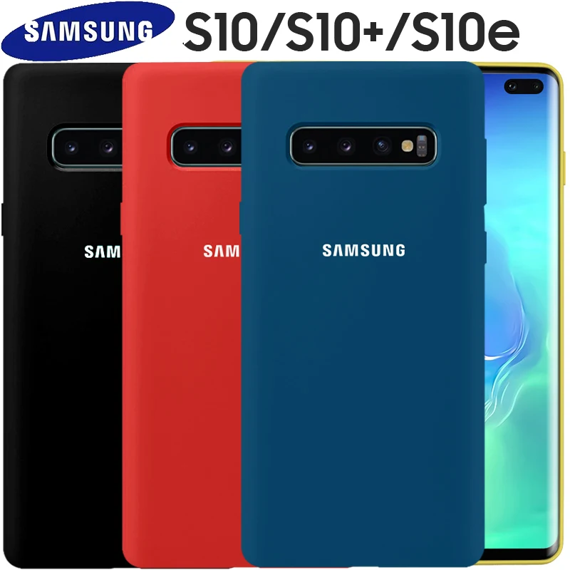 

Samsung S10 Case Original Soft Liquid Silicone 360 Degree Full Protective Case Samsung Galaxy S10 Plus Case Galaxy S10 S10e Case