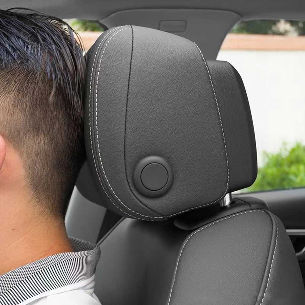 

Регулируемый подголовник из натуральной кожи для Audi A4 B9 Q5 A6 VW CC Tiguan Golf MAGOTAN B8