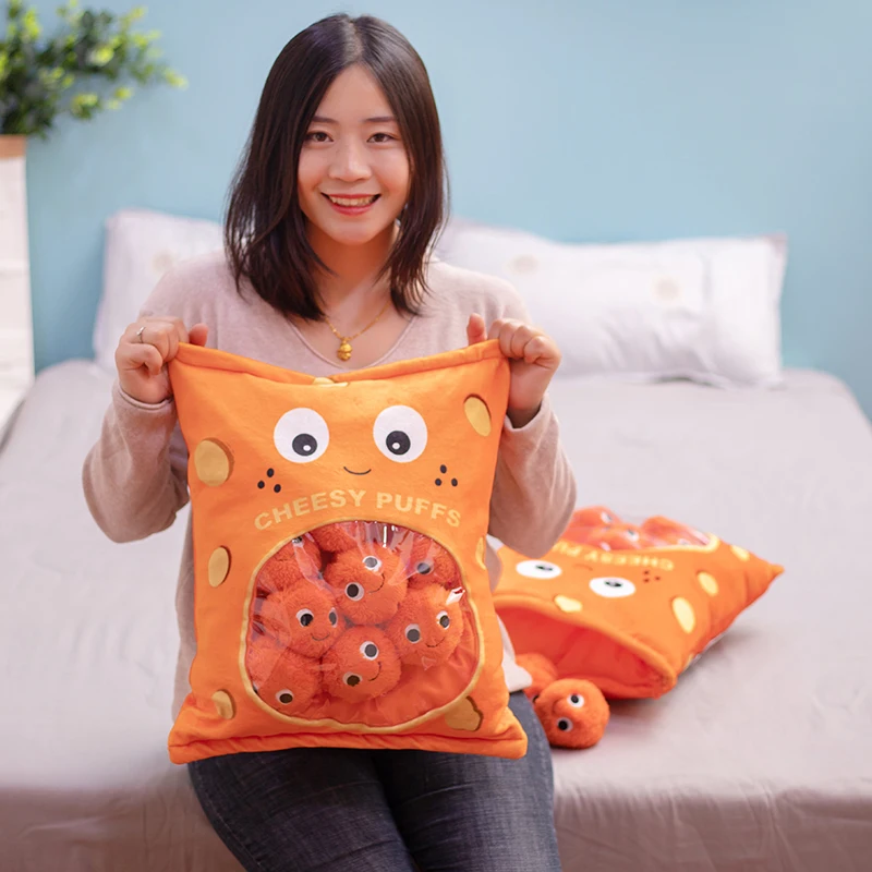 cheese puff cushion