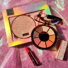 XIXI Звездная мечта красота профессиональный макияж набор губная помада+ тени для век водонепроницаемый мерцающий матовый телесный косметика подарочный набор