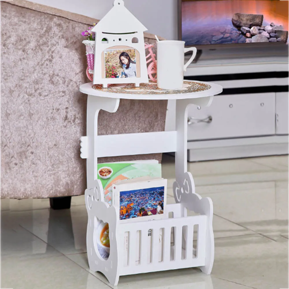 Bedroom Bedside Table Carved Hollow Small Cabinet Fashion Computer