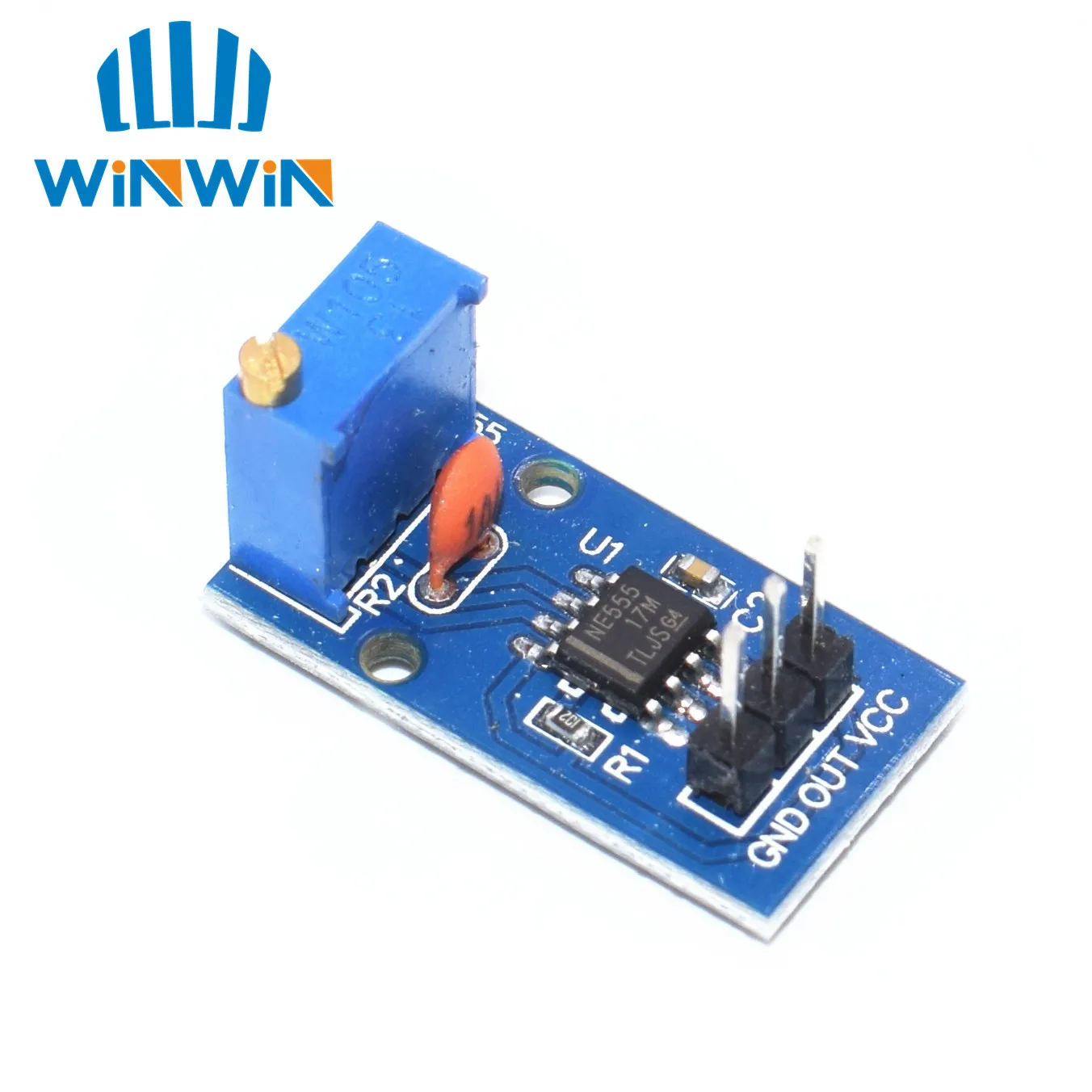 

C24 1PCS NE555 adjustable frequency Pulse generator module