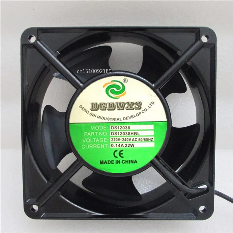 

for DGDWXS DS12038HBL/HSL AC220V 0.14A 22W 12038 cabinet cooling fan Free shipping