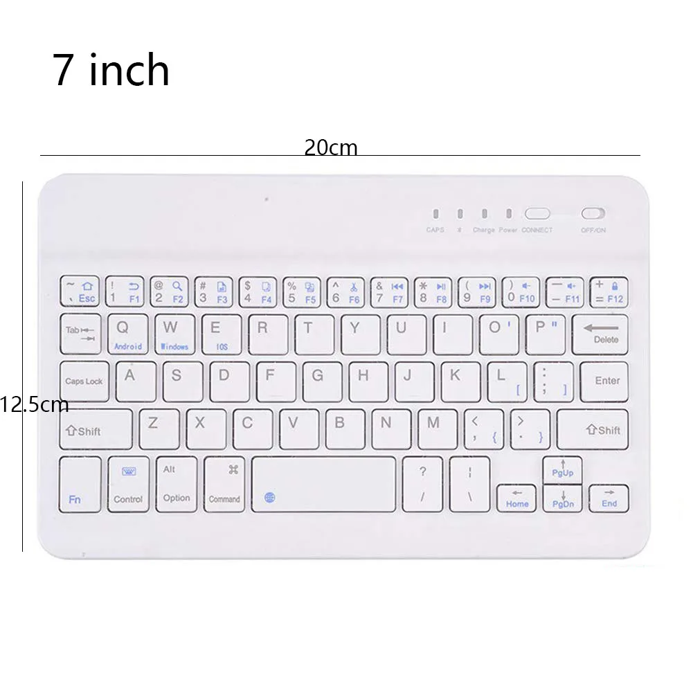Compact Wireless Bluetooth Keyboard – Ultra Slim Design for Tablets and Smartphones
