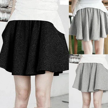 

Fashion Women comfortable Shorts summer Solid Casual High Waist Ladies Loose Korean Pleated Shorts шорты женские hot sale#guahao