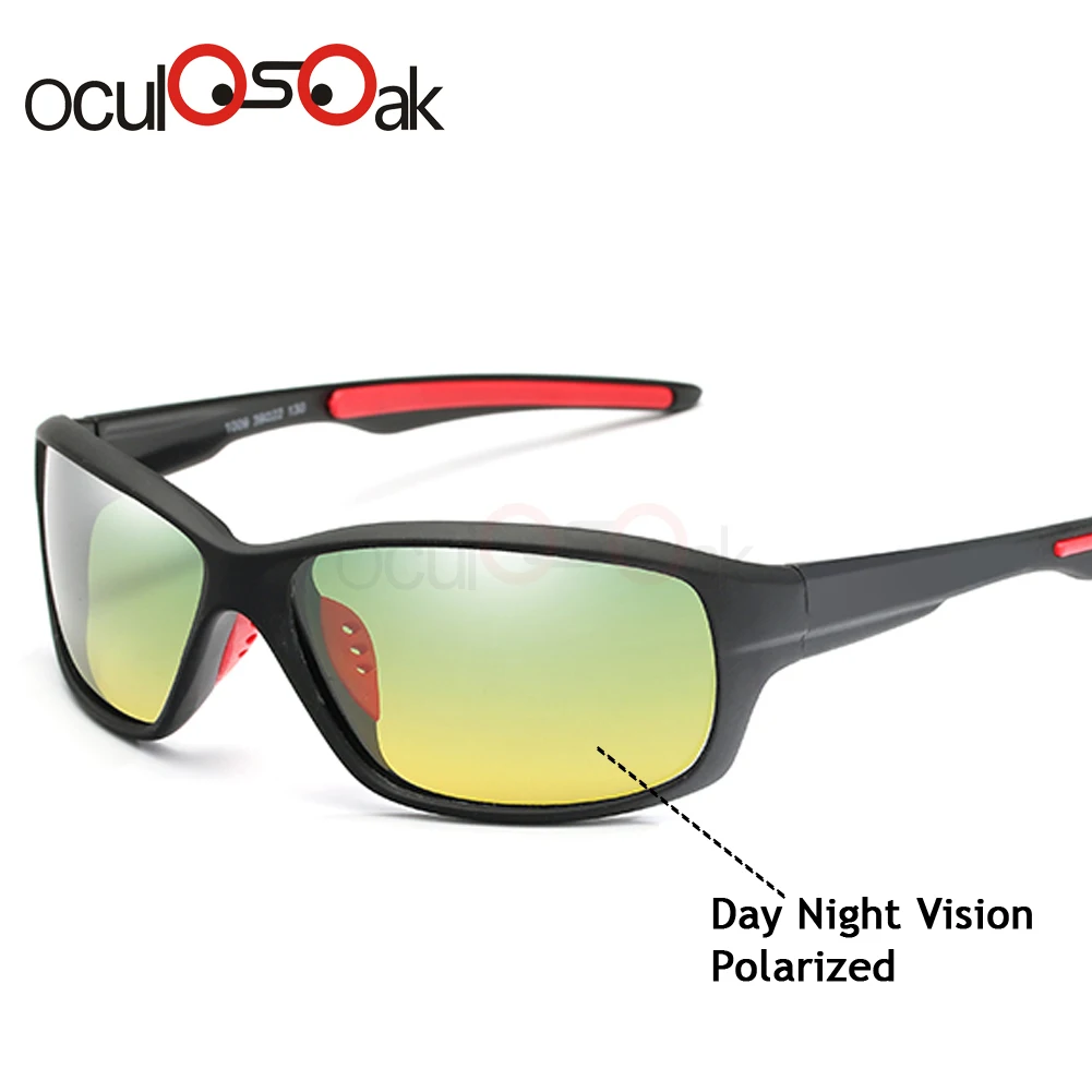 Day Night Vison Polarized Glasses Men's Polarized Sunglasses Reduce Glare Driving Sun Glass Goggles Gafas oculos de sol - Цвет линз: style 3