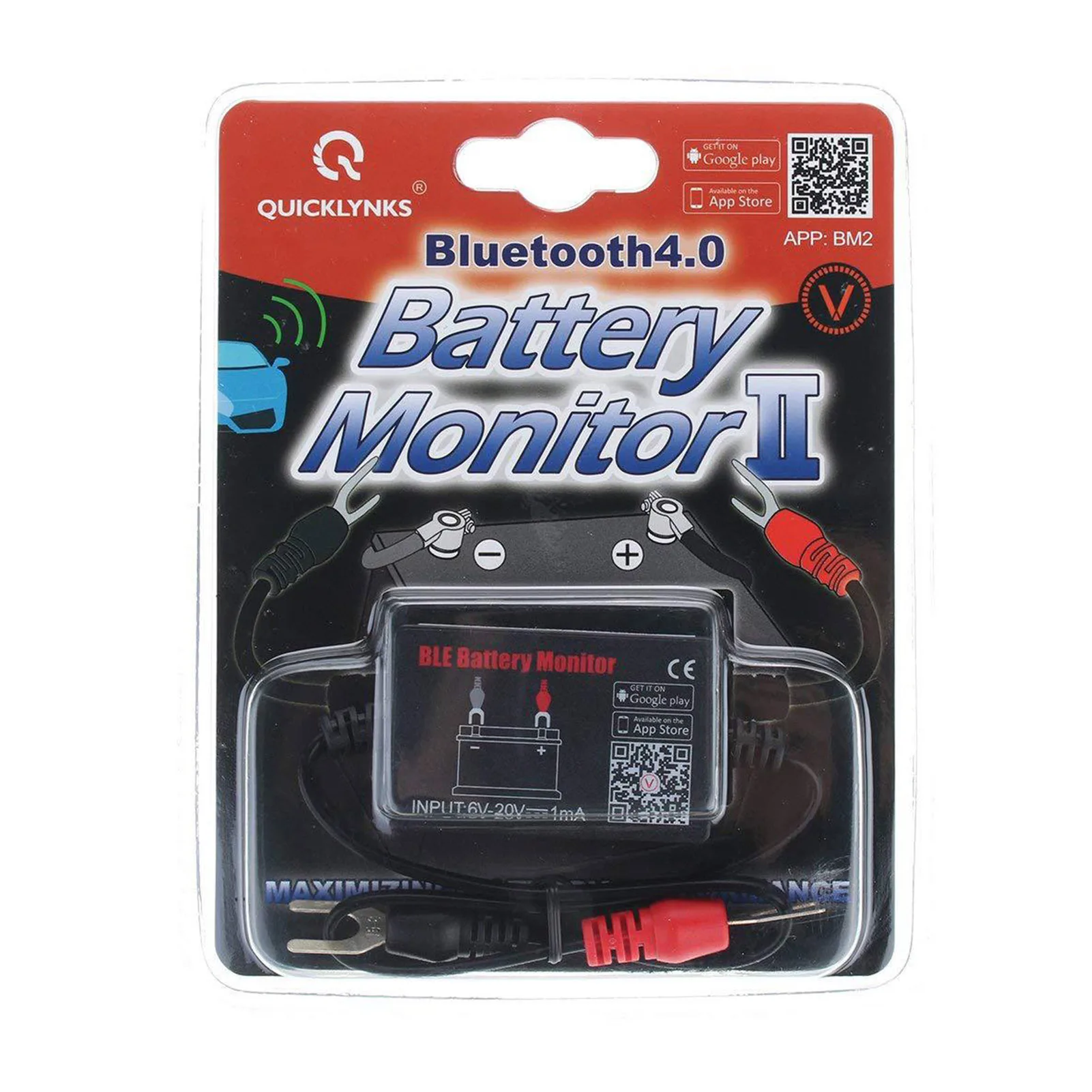 Real Time Car Battery Tester BM2 Battery Detector 12V Bluetooth 4.0 Teste For Car Monitor Diagnostic Tool