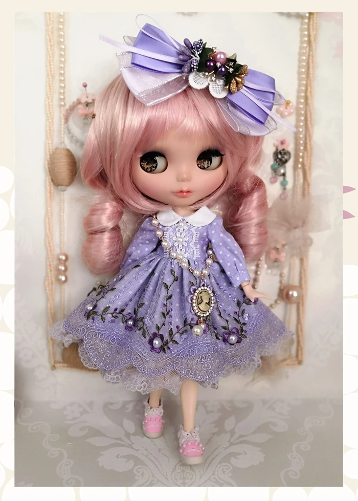 1/6 Кукольное платье Blyth, кружевное платье Blyth, наряд(Fit blyth, ICY, azone, pullip, mmk, lati, ob.1/6 doll