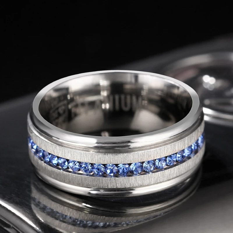 Rings 8mm 316L Stainless Steel For Men And Women Never Fade Power Lucky wedding rings signet ring round rings cross rings womens ring couple rings finger rings jewelry rings ring jewelry moissanite ring
