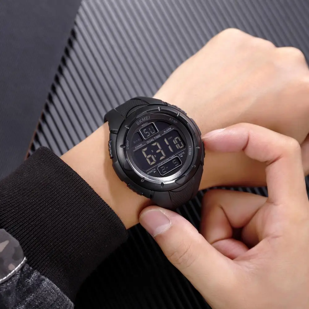 SKMEI 1656 Men Women Digital Wristwatch Military Stopwatch Countdown LED  Light Students Sport Watches Montre Homme Alarm Clock|Women's Watches| -  AliExpress