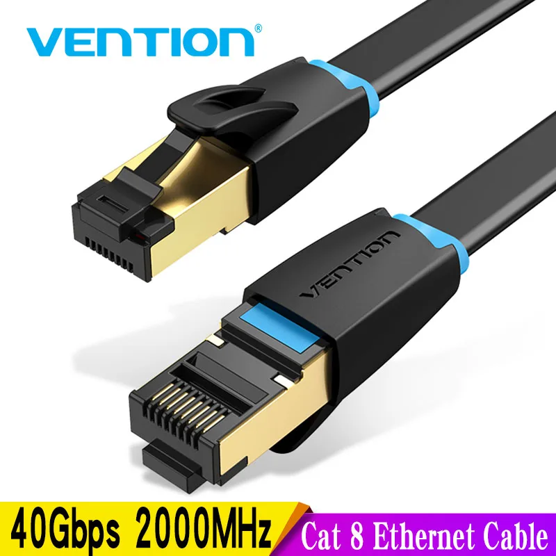 Ethernet кабель Vention Cat 8 высокоскоростной сетевой 40 Гбит/с SFTP провод Интернет