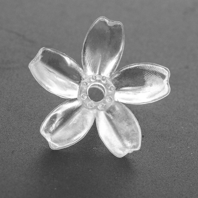 Cherry Flower DIY Soft Silicone Flowers Size 2.8x1.5cm Decorative Garland 100pcs 