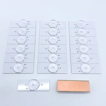 

20PCS 6V SMD Lamp Beads with Optical Lens Fliter for 32-65 inch LED TV Repair Work with a Constant Current LED Driver