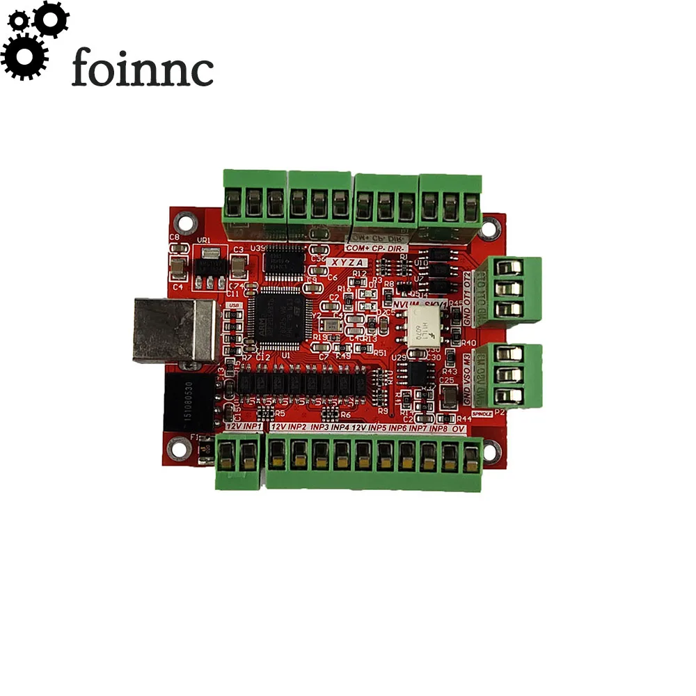 Controlador de Movimento Cartão de Controle de Movimento Caixa de Metal Interface Nvum-sk Nvcm 4 Eixos Não Mach3 Usb Cnc