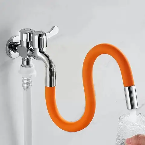 Faucet Extender Extension 360° Rotation Adjust Free Fold Universal Splash-proof Faucet Extension Tube For Washbasi I6g0