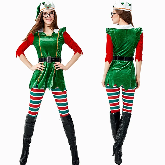 Disfraz de elfo del bosque para mujer, disfraz de elfo del bosque,  Halloween, Navidad, fiesta