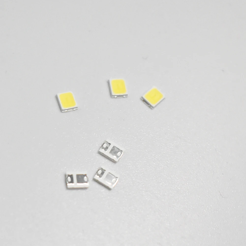100 шт. 2835 SMD чипов 1 Вт 9V 100mA бусины светодиодный 5 150mA супер яркий теплый природы
