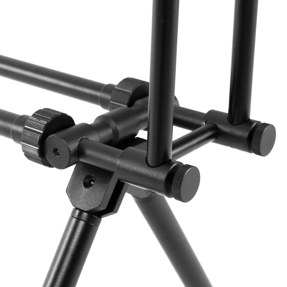 

Hot New Detachable Fishing Rod Stand Buzz Bar Pole Rest Head Folding Retractable Reservoir Fishing RodHolder with Carry Bag