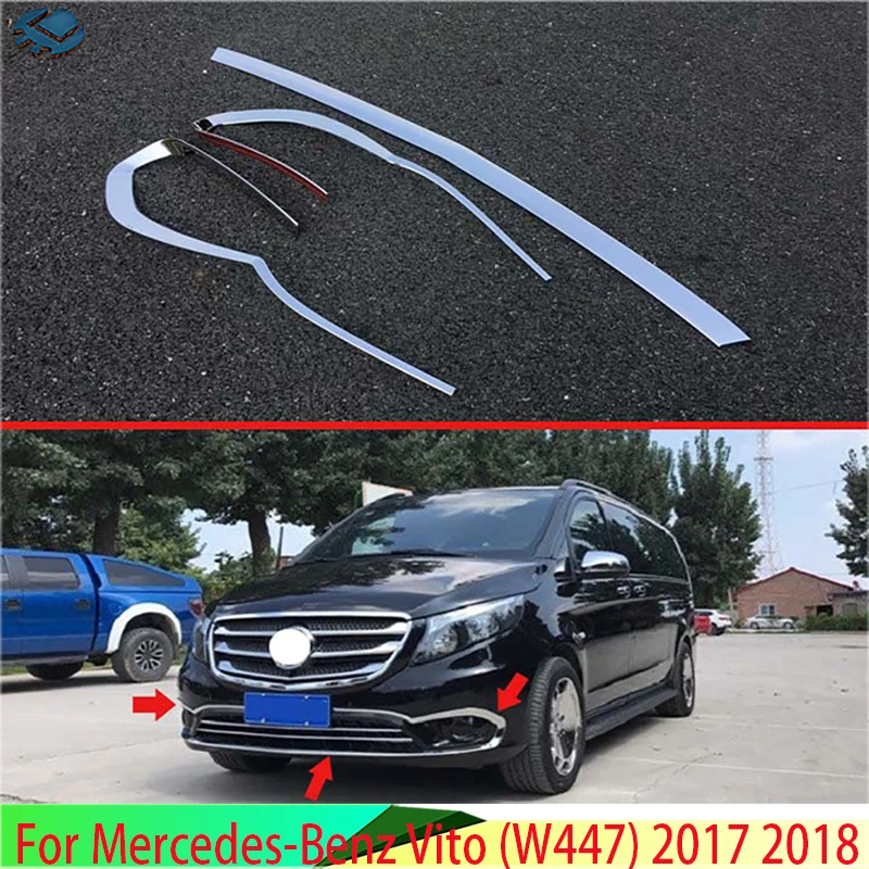 Per mercedes benz Vito (W447) 2017 2018 accessori auto ABS cromato