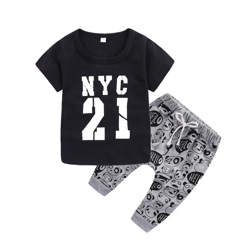 short sleeve Одежда для новорожденных; стиль Bebes; повседневная одежда с буквенным принтом для маленьких мальчиков; Одежда для новорожденных; одежда для малышей; детская одежда - Цвет: short sleeve