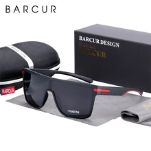 

BARCUR Oversized Polarized Sunglasses Men Square Sun glasses Driving Googles gafas oculos de sol