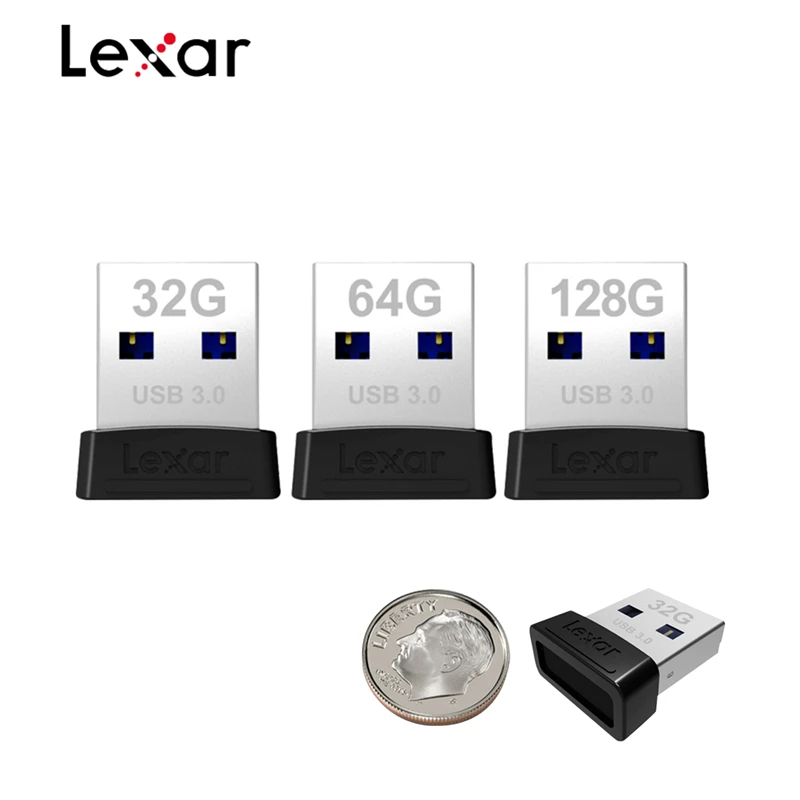 

100% Original Lexar 128GB 64GB 32GB USB Flash Drive Mini U Disk USB 3.0 JumpDrive Pendrive USB Memory Stick 120mb/s S47