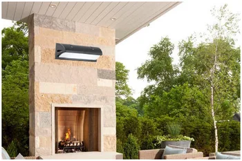 

10pcs Outdoor and indoor dual-use wall lamp, pure aluminum waterproof aisle courtyard lights