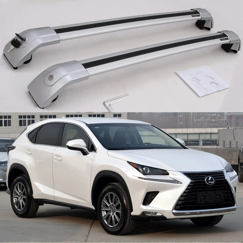 Новинка серебристый багажник на крышу для Lexus NX200T NX300H 2016 2017 2018 2019|Багажники крыши