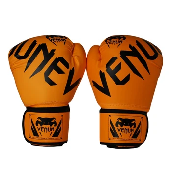 

Adult PU Leather Thai Boxing Gloves Sanda Gloves Sanda Taekwondo Training Gloves Set