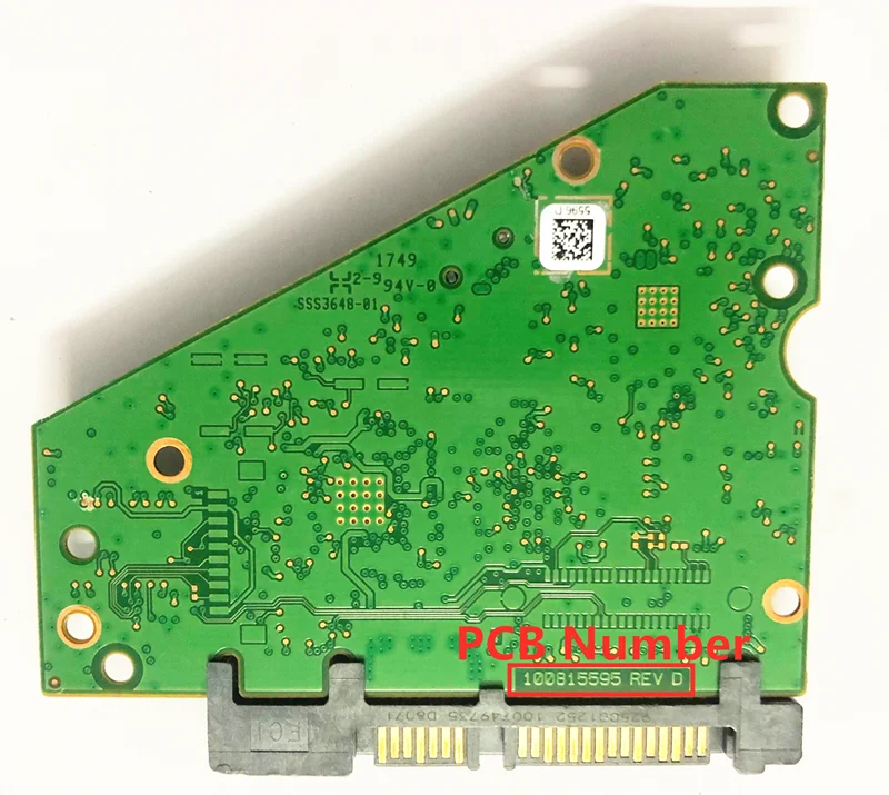 hard drive parts PCB logic board printed circuit board 100815595 REV D 5596 for Seagate 3.5 SATA hdd data recovery