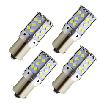 

4PCS P21W LED 1156 BA15S BAU15S PY21W T20 7440 W21W 3030 35SMD Bulb Canbus Free LED Lamp for Car Turn Signal Light Amber White