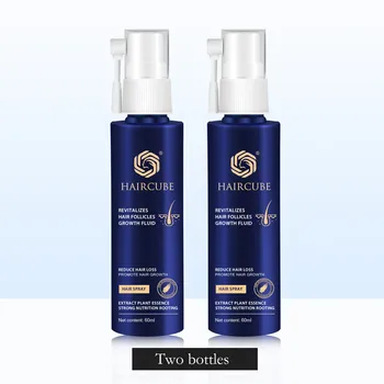 

2Pcs Anti Hair Loss Fast Hair Growth Essence Oil Treatment for Hair Groomed Growth Spray Liquid for Men/Women