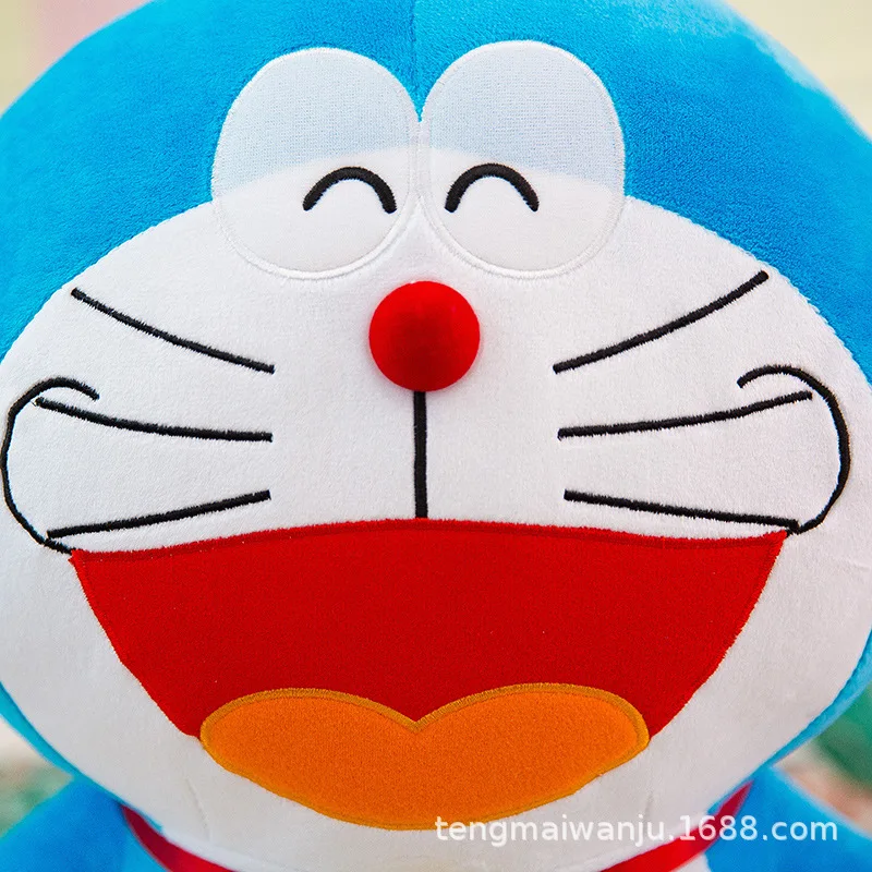 Cute Jingle Cat Doraemon Plush Toys Children Doll Girl Accompany Sleeping Doll Expression Stitche Anime Plush Elfe on The Shelf