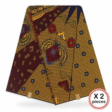 Анкара африканская ткань 12 ярдов Хлопок Нигерия стиль шитье Африканский Воск Печать Ткань Гана для свадебная одежда платье 91808