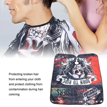 

Hairdressing Apron Hair Cutting Salon Barber Gown Cape Cloth for Adults Hairdressing Tools Accessory for Home Salon Massager
