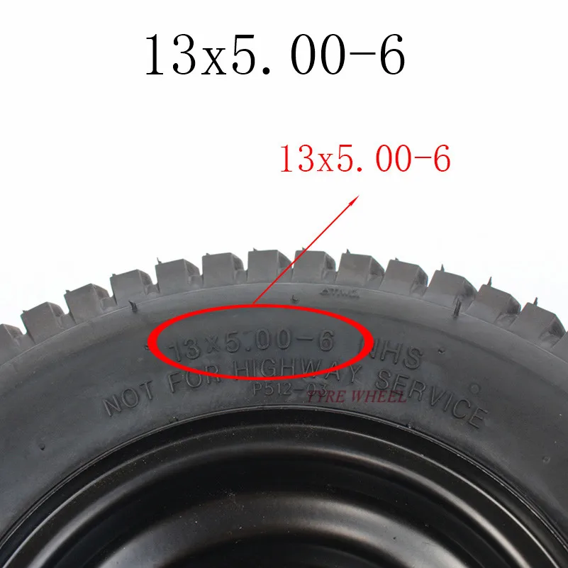 Картинг детская коляска ATV UTV 13X5. 00-6 дюймов бескамерное колесо шины с ступицей