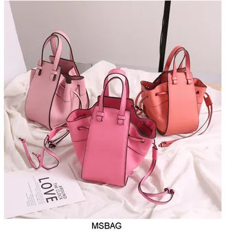 

100% Genuine Leather Bags Women Handbag Real Leather Shoulder Messenger Bags Composite Bucket bags for women 2020