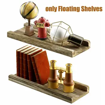 

2pcs/set Wall Mounted Kitchen Display Rack Picture Frames Living Room Bathroom Floating Shelves Home Decor Multifunctional