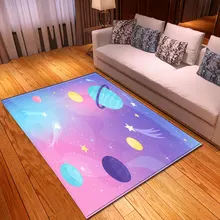 Скандинавский обеденный стол коврики для дивана спальня детская комната игровой коврик ковры 3D галактика Вселенная ковер со звездами гостиная украшение для дома