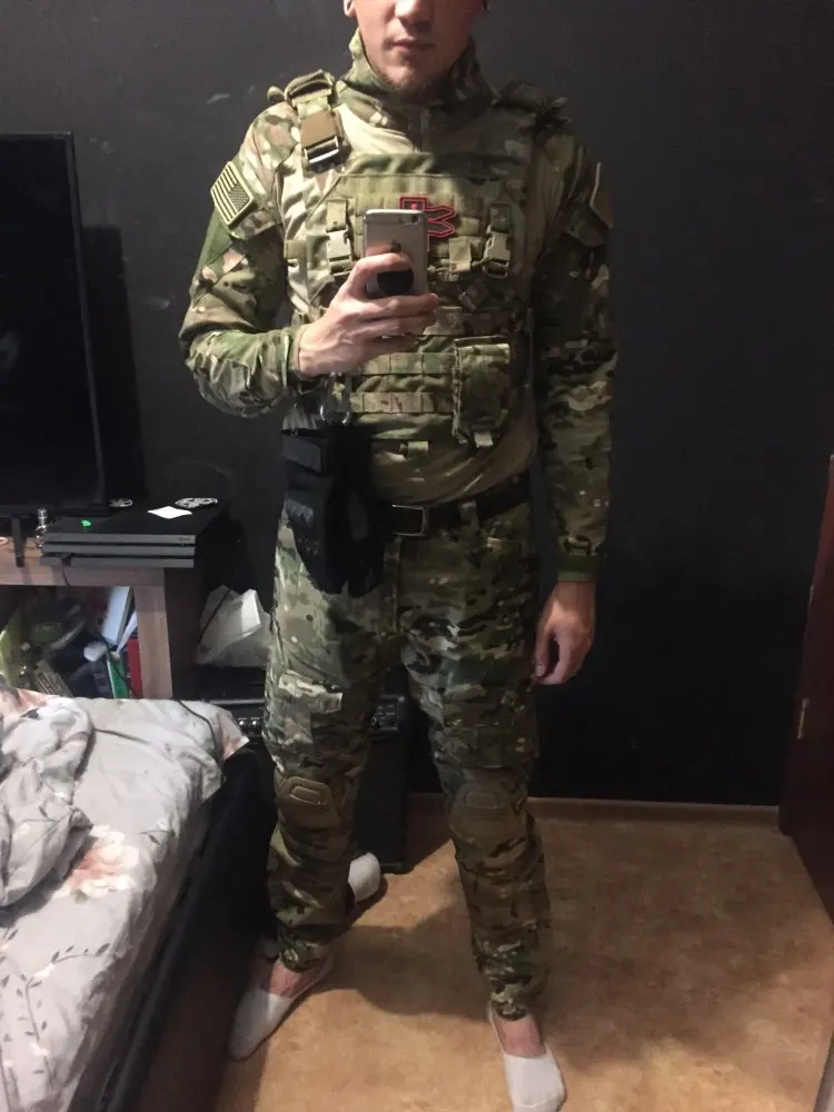  Camouflage Military Tactical Pants Army Military Uniform Trousers Airsoft Paintball Combat Cargo Pa