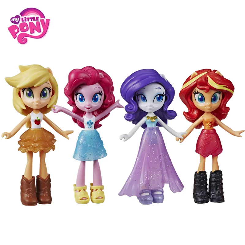 

Original Hasbro My Little Pony Equestria Girls Fashion Princess Set Dress Up Dolls Anime Action Figure Model Toys Children Gifts