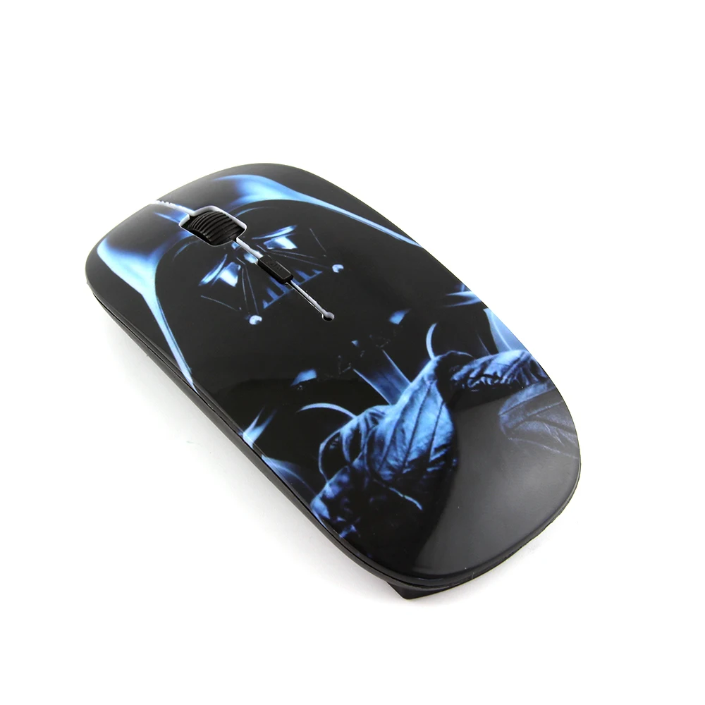 Звездные войны, беспроводная 3D Компьютерная мышь Deathadder, оптическая Usb 2,4 ГГц, ультра тонкая эргономичная мышь Mause, мультяшная мышь для ПК, для ноутбука Macbook