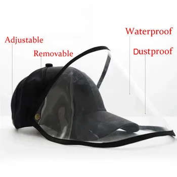 

Personal Health Care Accessories Anti-spitting Protective Cap Splash-Proof Removable Face Covers Outdoor Hats Protective Cover