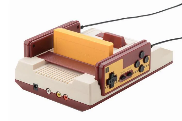 RS-35 классических детских игр ТВ видео Семья игровая консоль 8 бит игры хост family Computer с 2 Управление ручки FC Compact