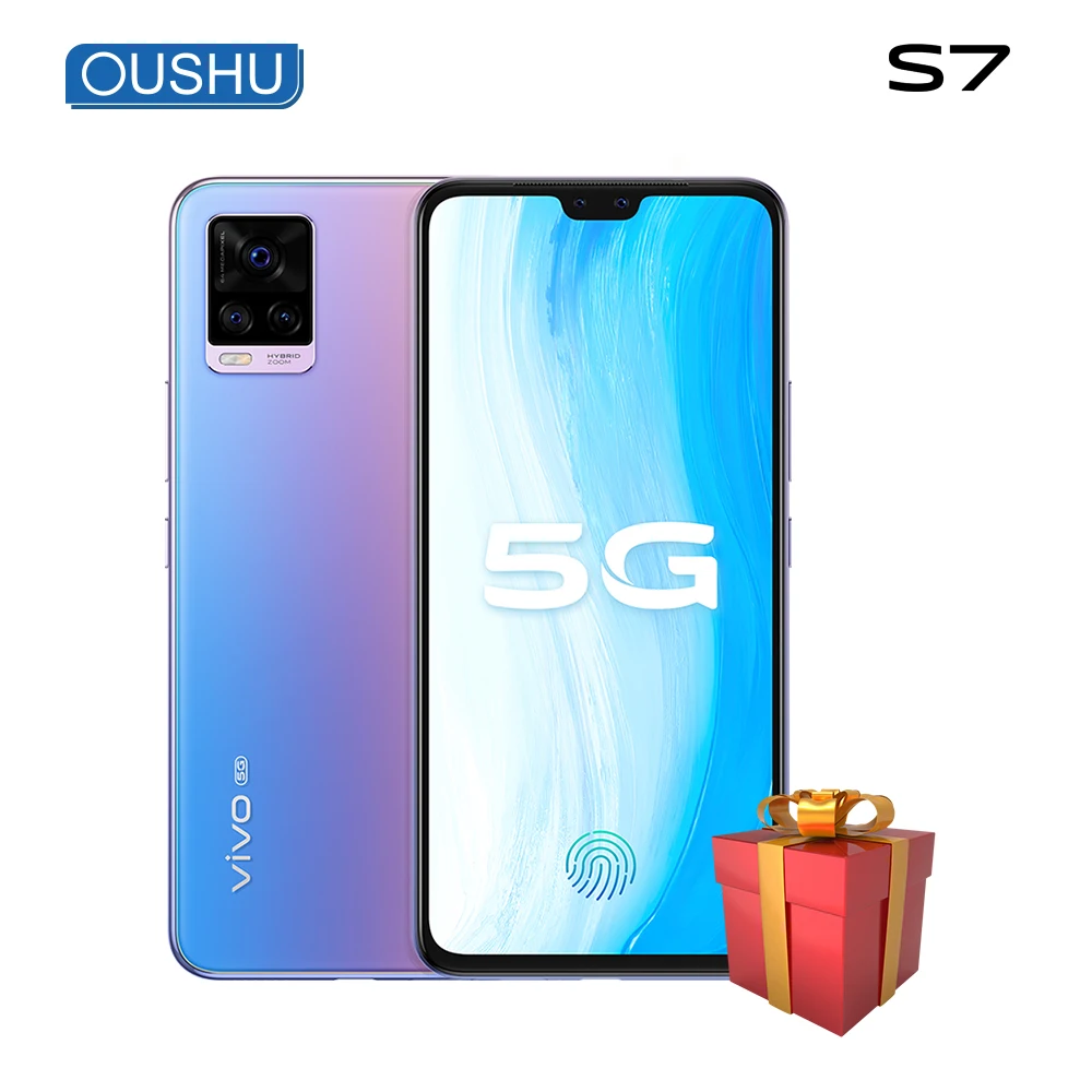 Смартфон vivo S7 на Android экран 2020 дюйма 8 ГБ + 256 ГБ|Смартфоны| |