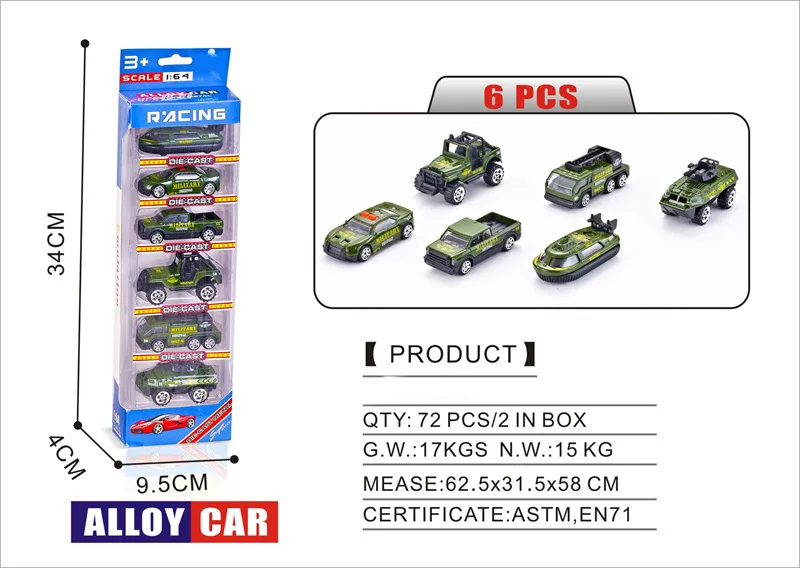 

Car Car Model Model Military Model Engineering Vehicle Set Sliding Alloy Car Model Metal Children Race Car Toy
