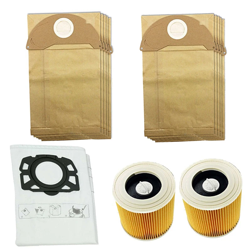 

Sturdy And Durable Long Service Life Filters Dust Bags Set For KARCHER WD2 Series Vacuum Cleaner Accessories Supplies