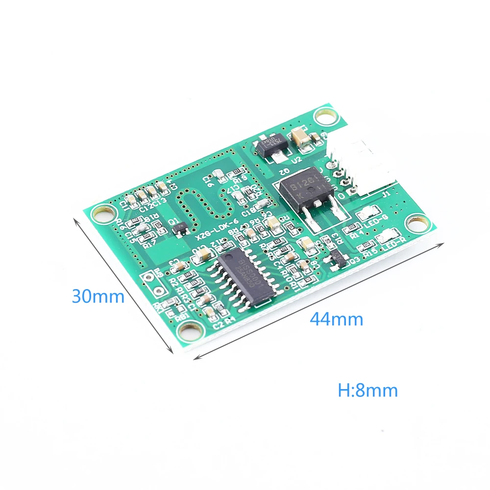 Модуль датчика микроволнового радара 5,8 GHz DC 3,3 V 5V 9V 12V Выход напряжения переключатель контроллер индукции человеческого тела датчик